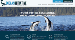 Desktop Screenshot of oceansinitiative.org